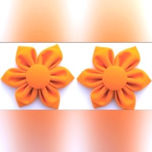 Girl Flower Pigtail Bows